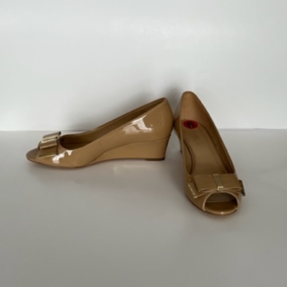 Michael Kors Shoes - Michael Kors patent wedge pumps - Size 6